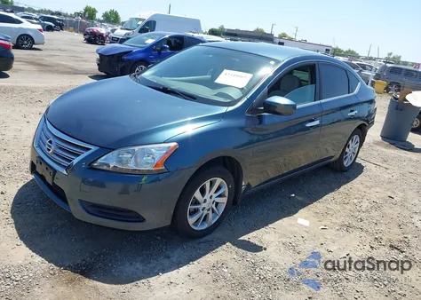 2014 Nissan Sentra Sv z USA, uszkodzony, nr VIN 3N1AB7AP1EY312153